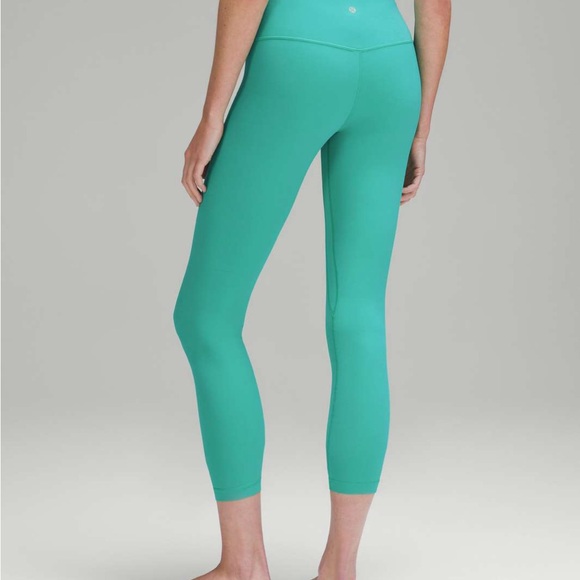Lululemon‎ Alight high rise right women’s green leggings 6 - Picture 5 of 12